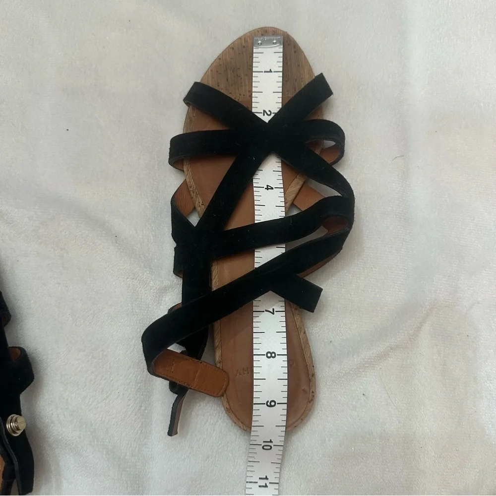 Givenchy Black Strappy Open Toe Sandals